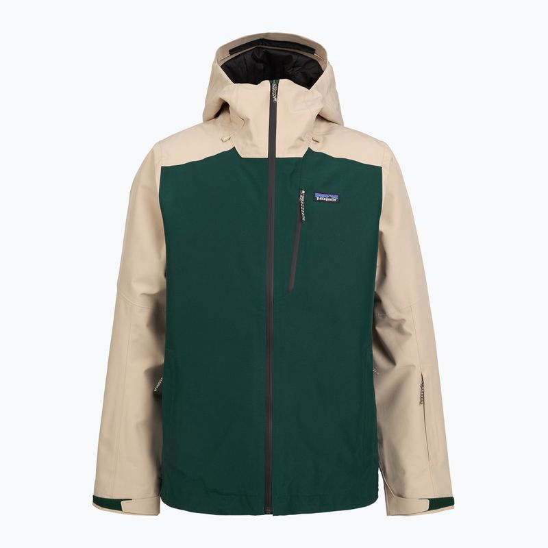 Kurtka narciarska męska Patagonia Insulated Powder Town cascade green 3
