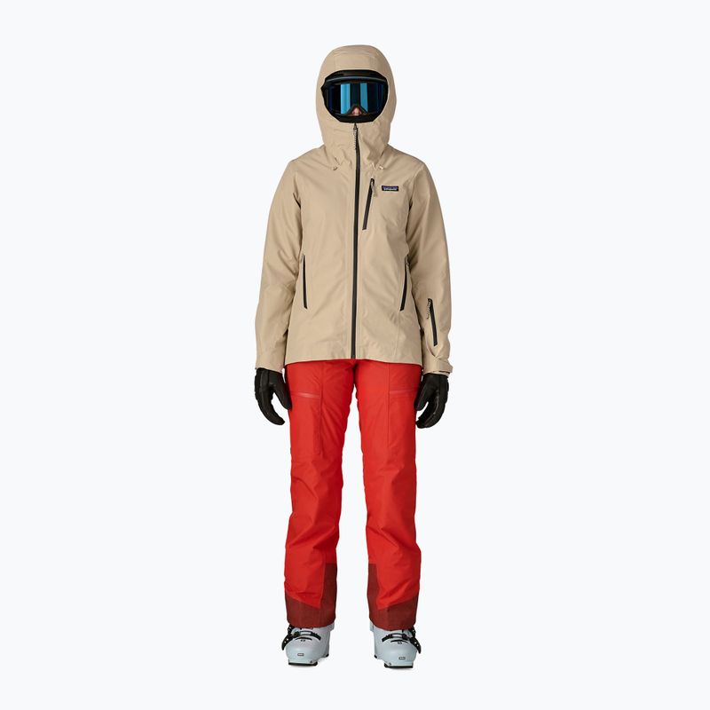 Kurtka narciarska damska Patagonia Insulated Storm Shift oar tan 2
