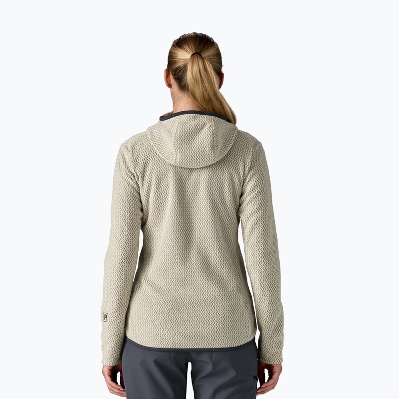 Bluza polarowa damska Patagonia R1 Air Full-Zip Hoody wool white 2