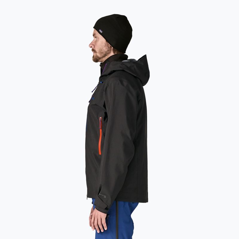 Kurtka przeciwdeszczowa męska Patagonia Pluma Pro black 3