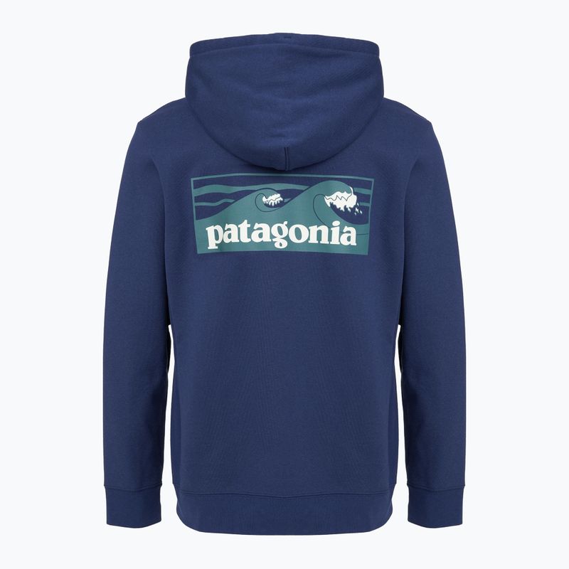 Bluza męska Patagonia Boardshort Logo Uprisal Hoody clement blue 2