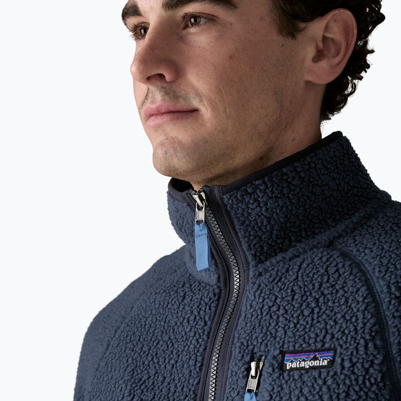 Bluza trekkingowa męska Patagonia Retro Pile new navy w/sunken blue 5