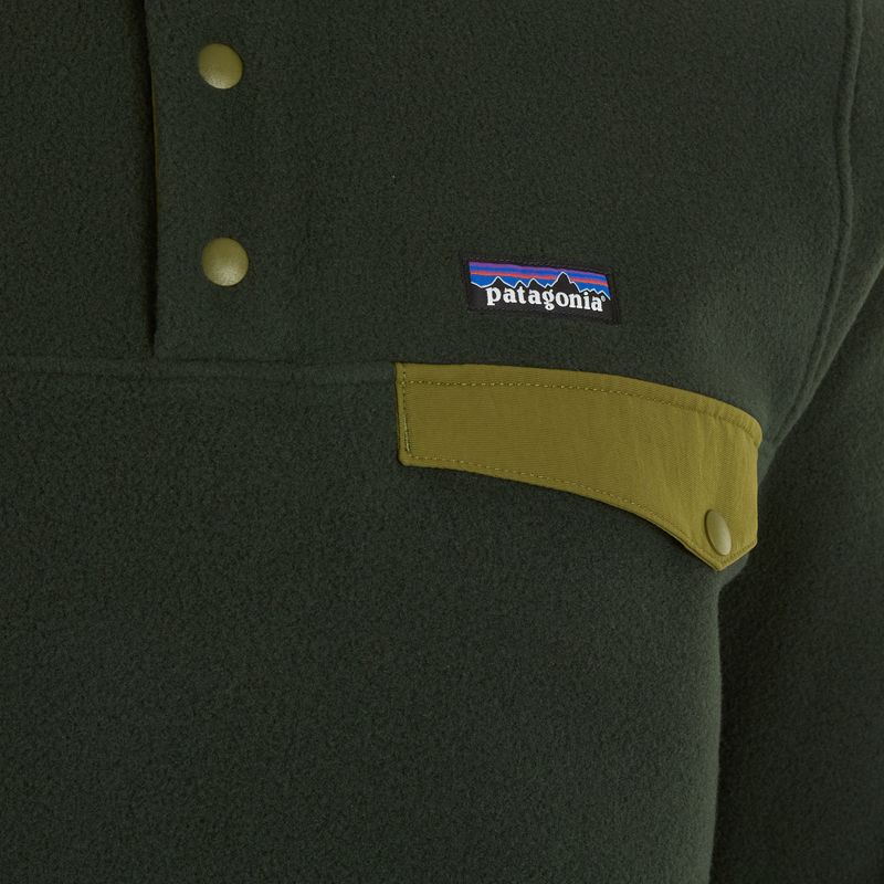 Bluza trekkingowa męska Patagonia LW Synch Snap-T P/O old growth green 5