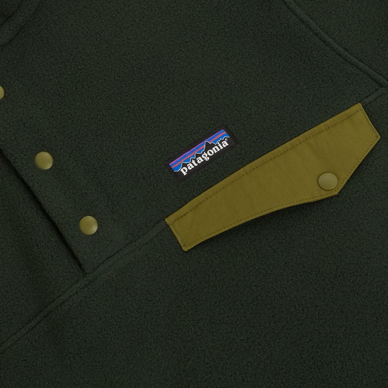 Bluza trekkingowa męska Patagonia LW Synch Snap-T P/O old growth green 6
