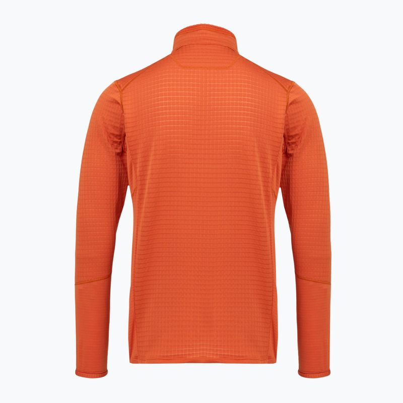 Bluza polarowa męska Patagonia R1 Hybrid coal orange 2