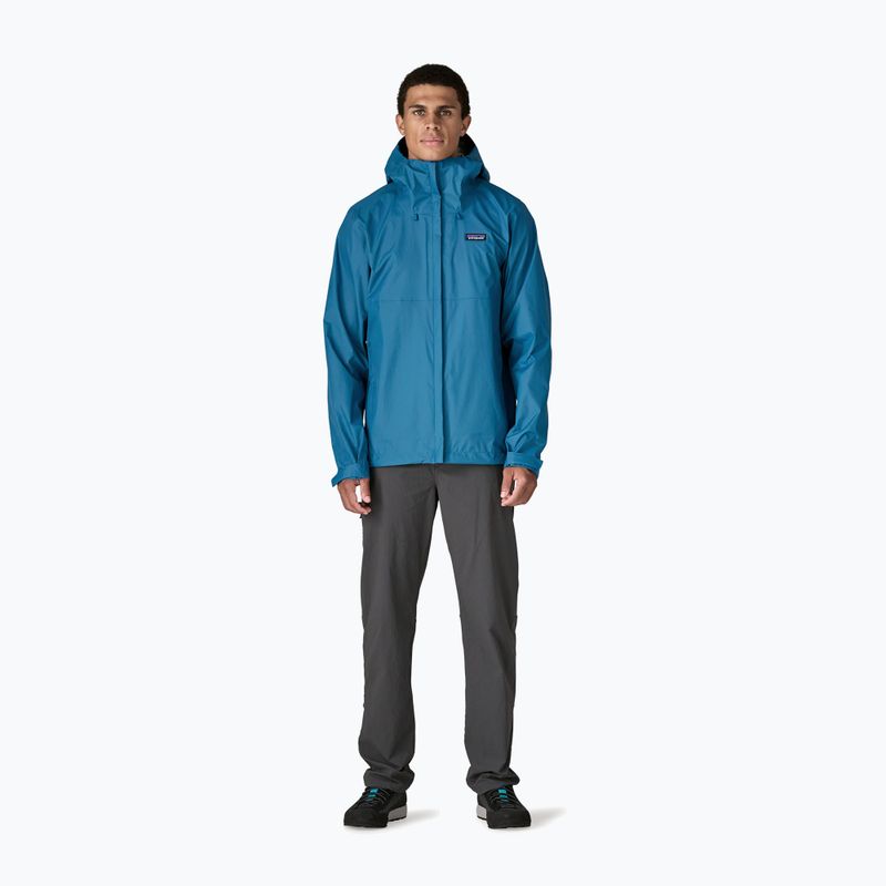 Kurtka przeciwdeszczowa męska Patagonia Torrentshell 3L Rain aquatic blue 2