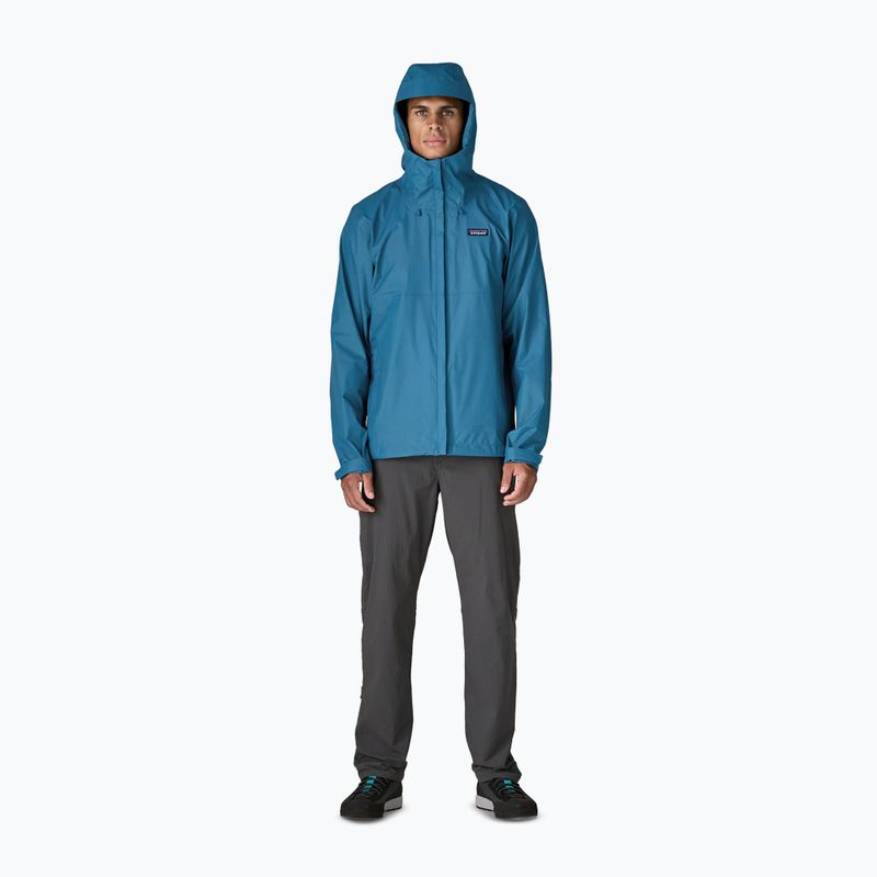 Kurtka przeciwdeszczowa męska Patagonia Torrentshell 3L Rain aquatic blue 4