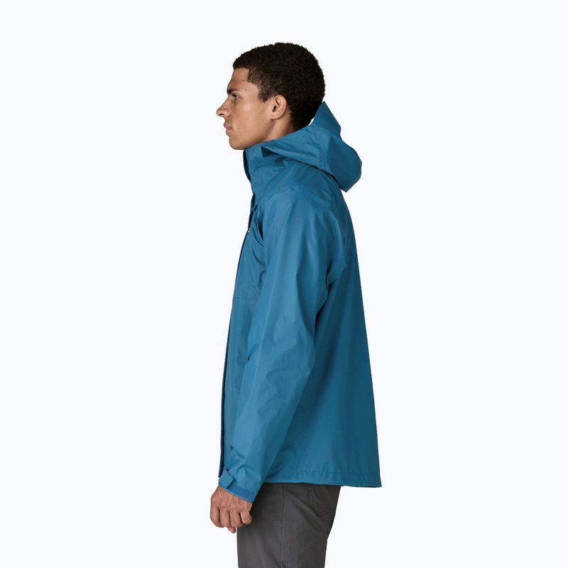 Kurtka przeciwdeszczowa męska Patagonia Torrentshell 3L Rain aquatic blue 5