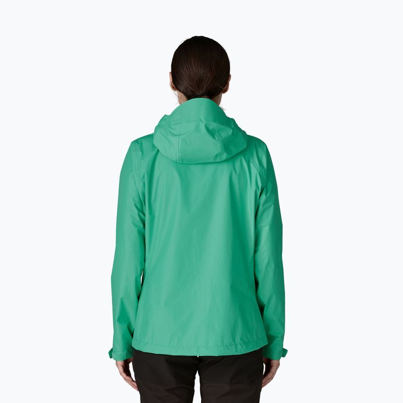 Kurtka przeciwdeszczowa damska Patagonia Torrentshell 3L Rain aqua stone 3