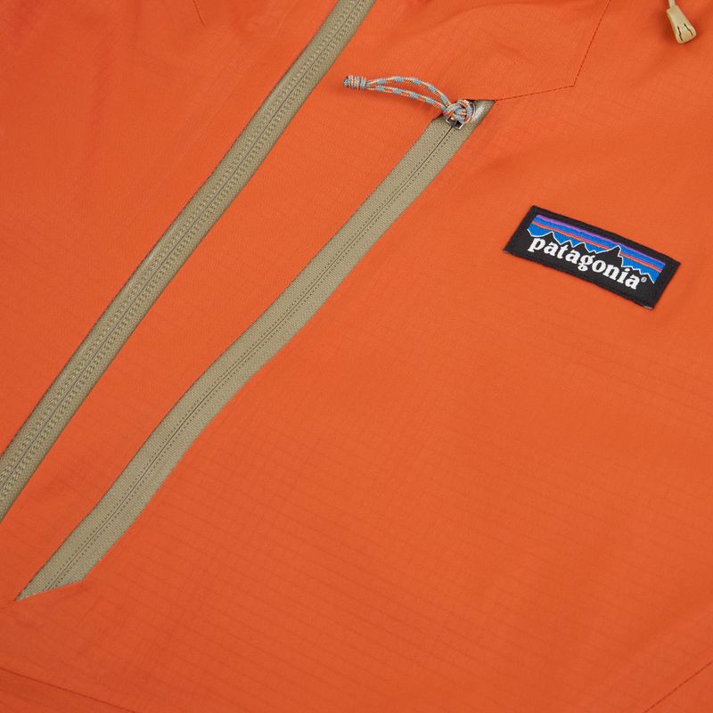 Kurtka przeciwdeszczowa męska Patagonia Granite Crest Rain coal orange 3