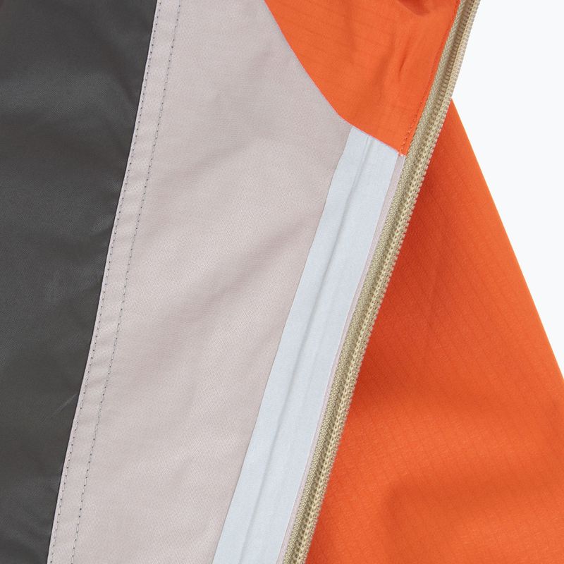 Kurtka przeciwdeszczowa męska Patagonia Granite Crest Rain coal orange 5