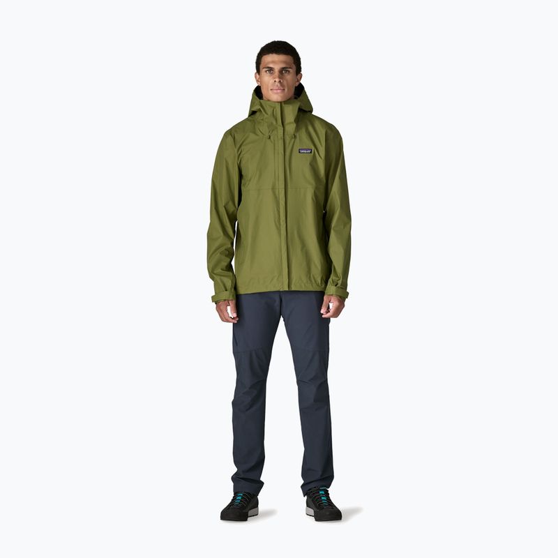 Kurtka przeciwdeszczowa męska Patagonia Torrentshell 3L Rain caper green 2