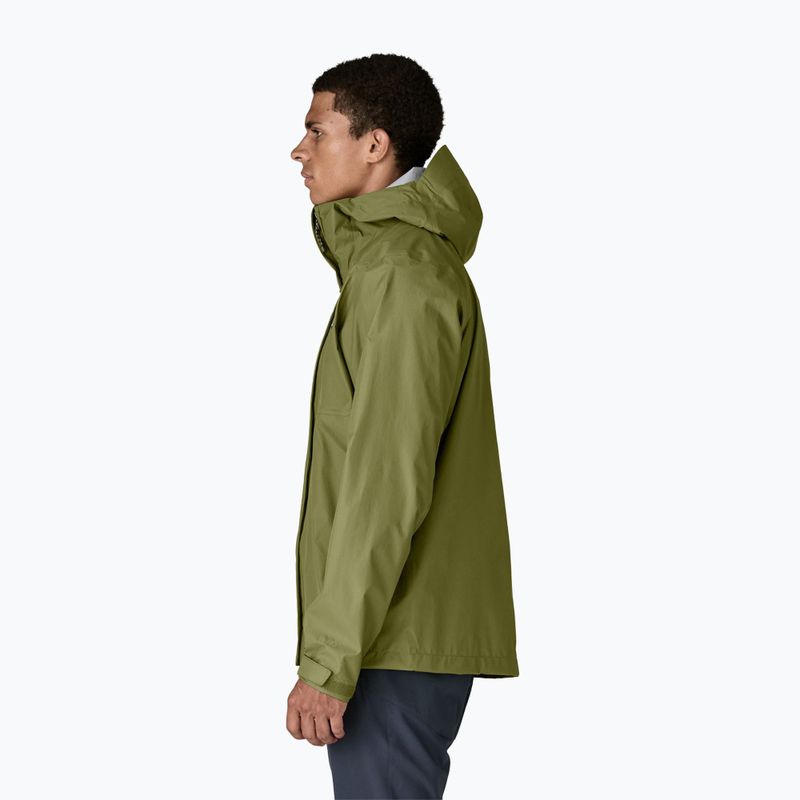 Kurtka przeciwdeszczowa męska Patagonia Torrentshell 3L Rain caper green 4