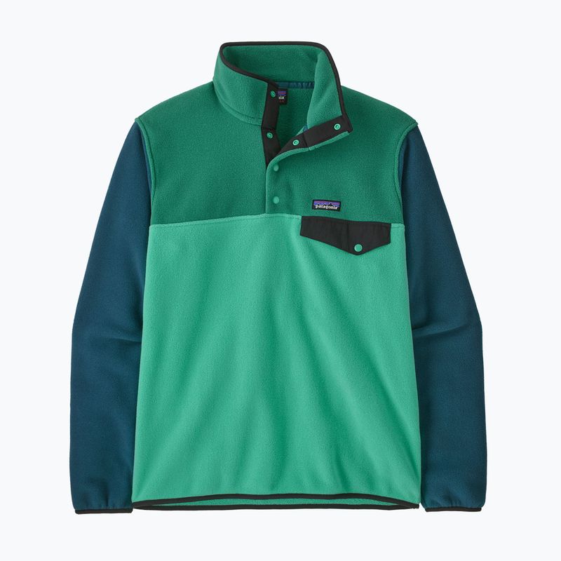 Bluza trekkingowa męska Patagonia LW Synch Snap-T P/O aqua stone 5