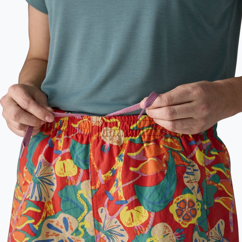 Spodenki damskie Patagonia Baggies 5" tropiclimb/hot ember 6