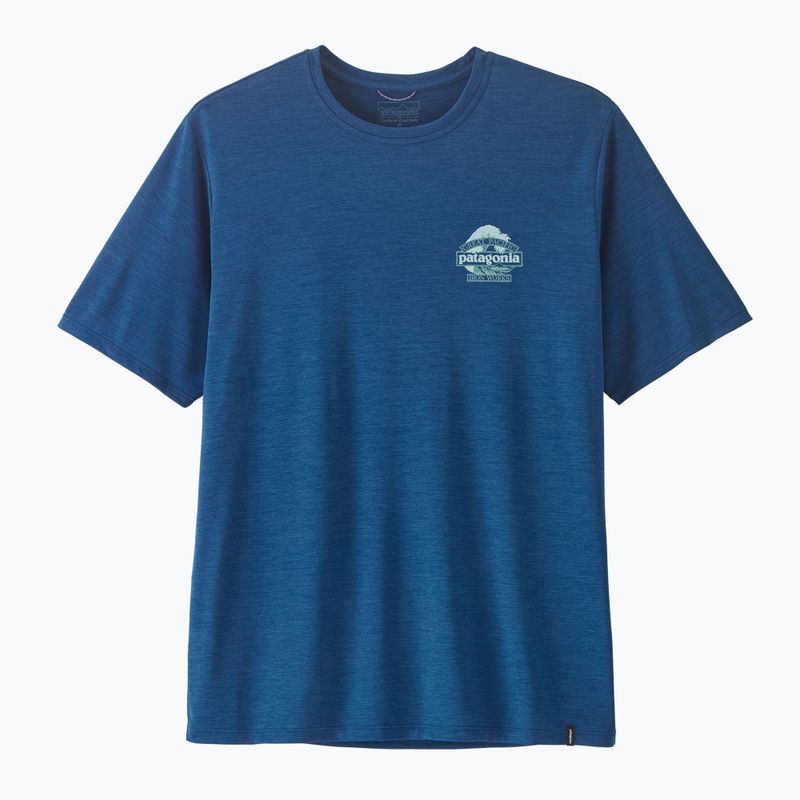 Koszulka męska Patagonia Capilene Cool Daily - Great Waves clement blue/light clement blue x-dye 5