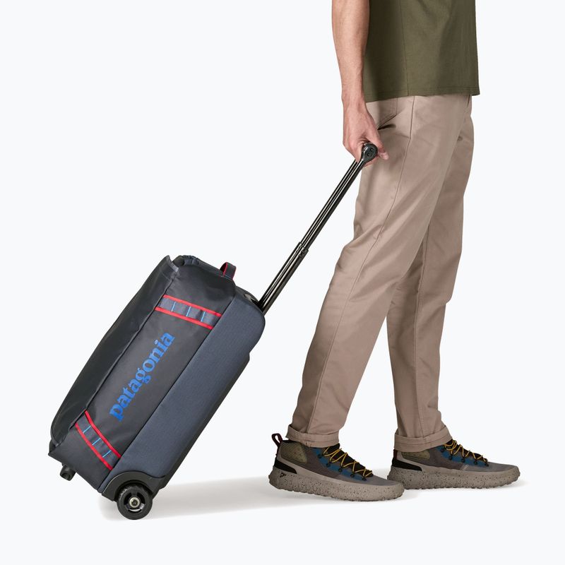 Torba podróżna Patagonia Black Hole Wheeled Duffel 40 l smolder blue/amanita red 5