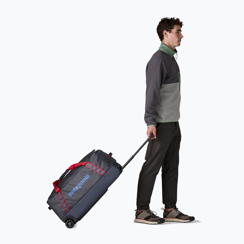Torba podróżna Patagonia Black Hole Wheeled Duffel 70 l smolder blue/amanita red 5