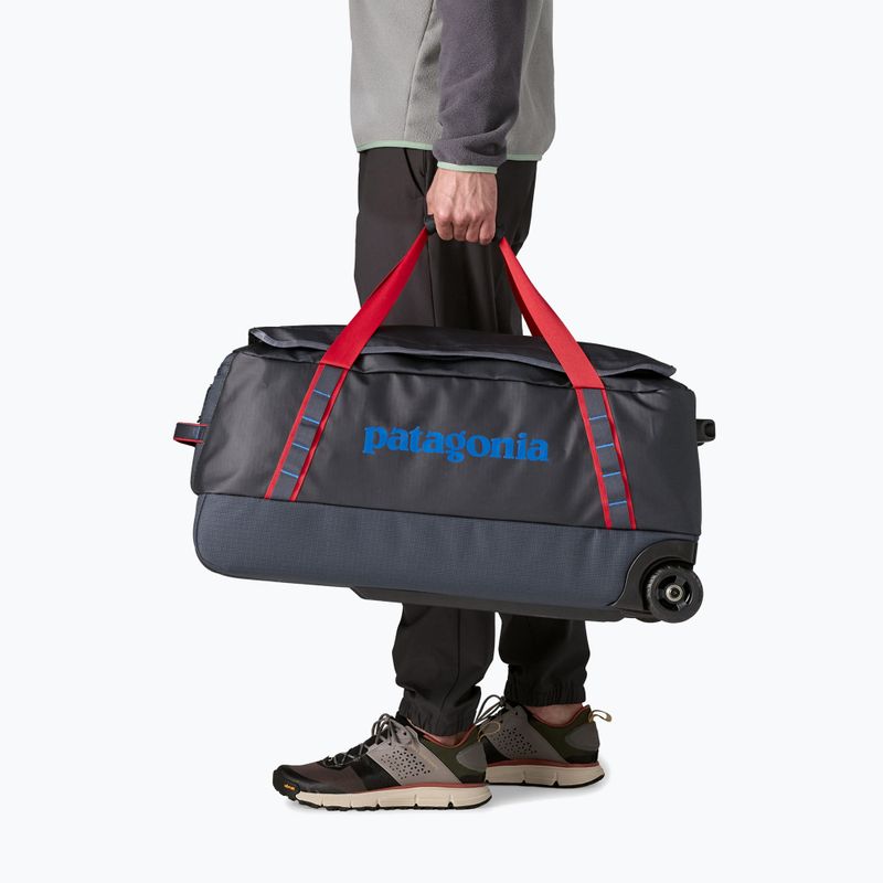 Torba podróżna Patagonia Black Hole Wheeled Duffel 70 l smolder blue/amanita red 6
