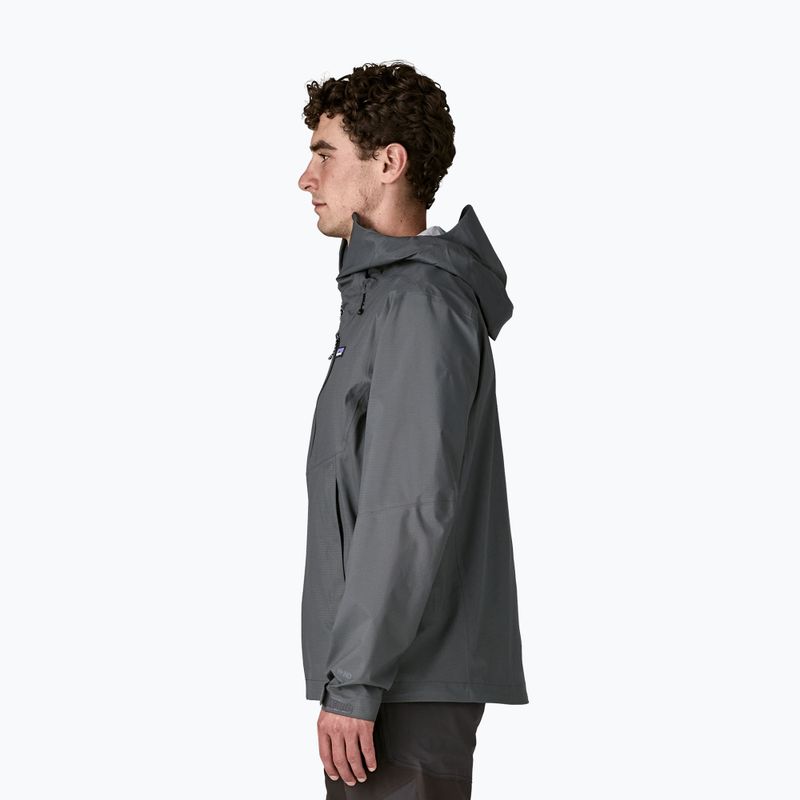Kurtka przeciwdeszczowa męska Patagonia Granite Crest Rain forge grey w/black 3