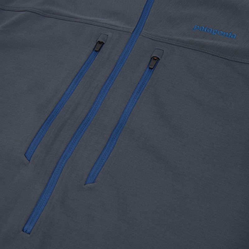 Bluza męska Patagonia R1 Ultralight Hoody smolder blue 11