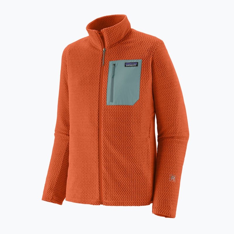 Bluza trekkingowa męska Patagonia R1 Air coal orange 5