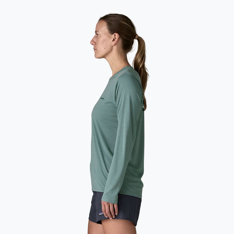 Longsleeve damski Patagonia Capilene Cool Daily Shirt - Boardshort Logo blue sage/light blue sage x-dye 4