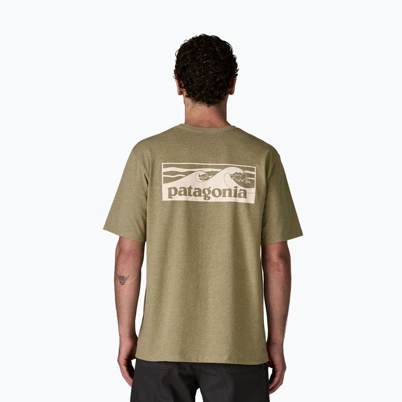 Koszulka męska Patagonia Boardshort Logo Pocket Responsibili gumtree green 3