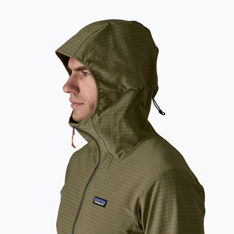 Kurtka softshell męska Patagonia R1 TechFace Hoody basin green 5
