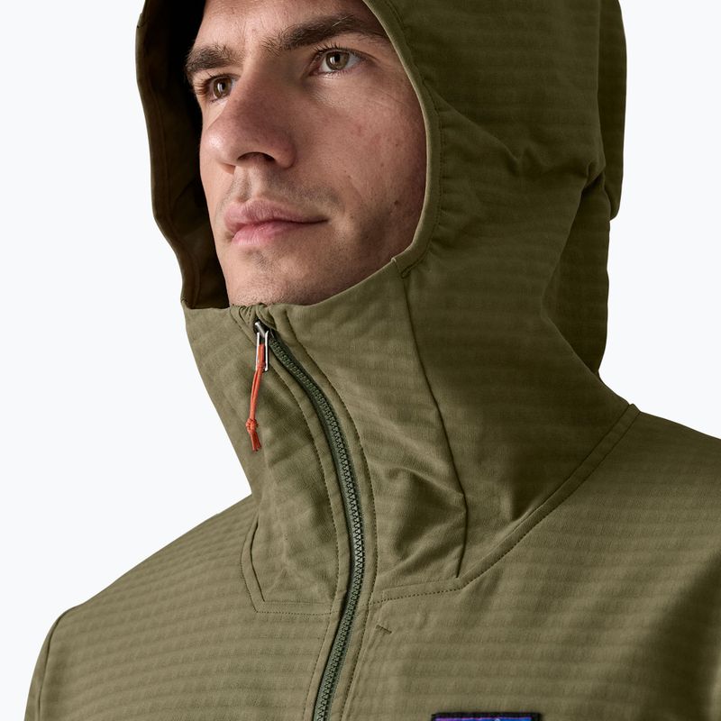Kurtka softshell męska Patagonia R1 TechFace Hoody basin green 6