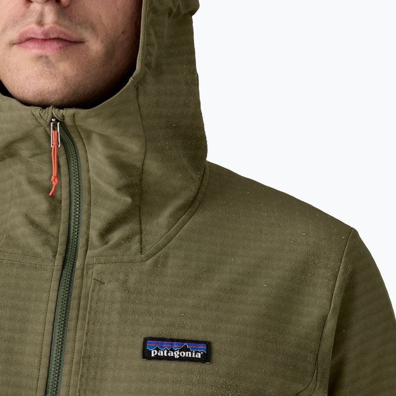 Kurtka softshell męska Patagonia R1 TechFace Hoody basin green 7