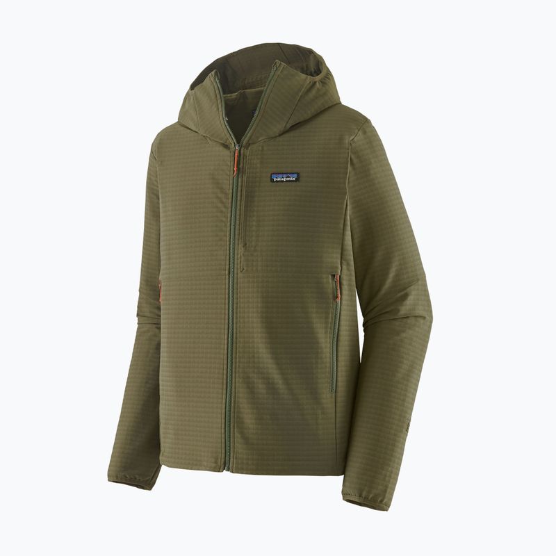 Kurtka softshell męska Patagonia R1 TechFace Hoody basin green 12