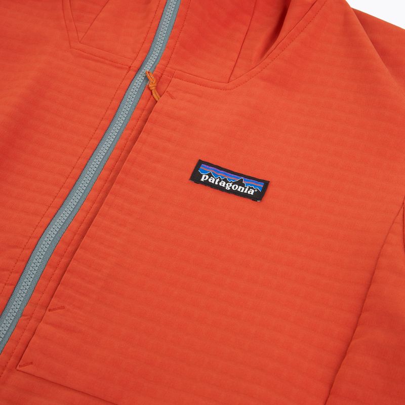 Kurtka softshell męska Patagonia R1 TechFace Hoody hot ember 3