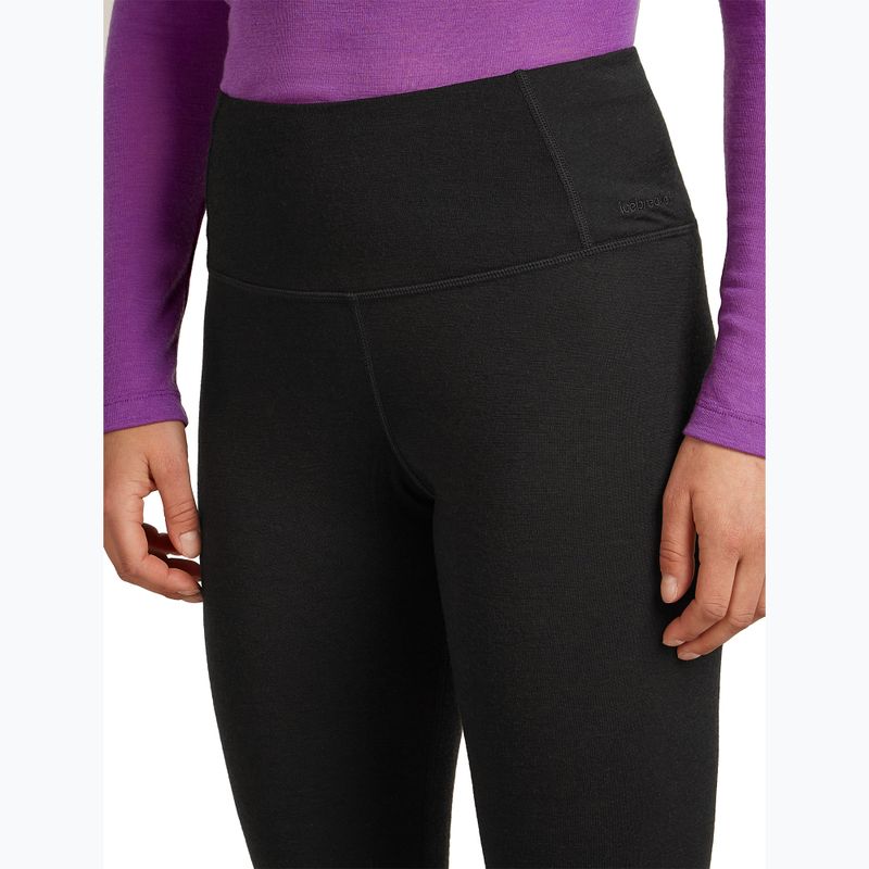 Spodnie termoaktywne damskie icebreaker Merino 200 Oasis High Rise black 4