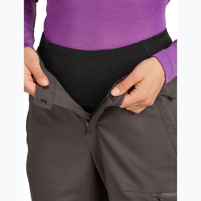 Spodnie termoaktywne damskie icebreaker Merino 200 Oasis High Rise black 5