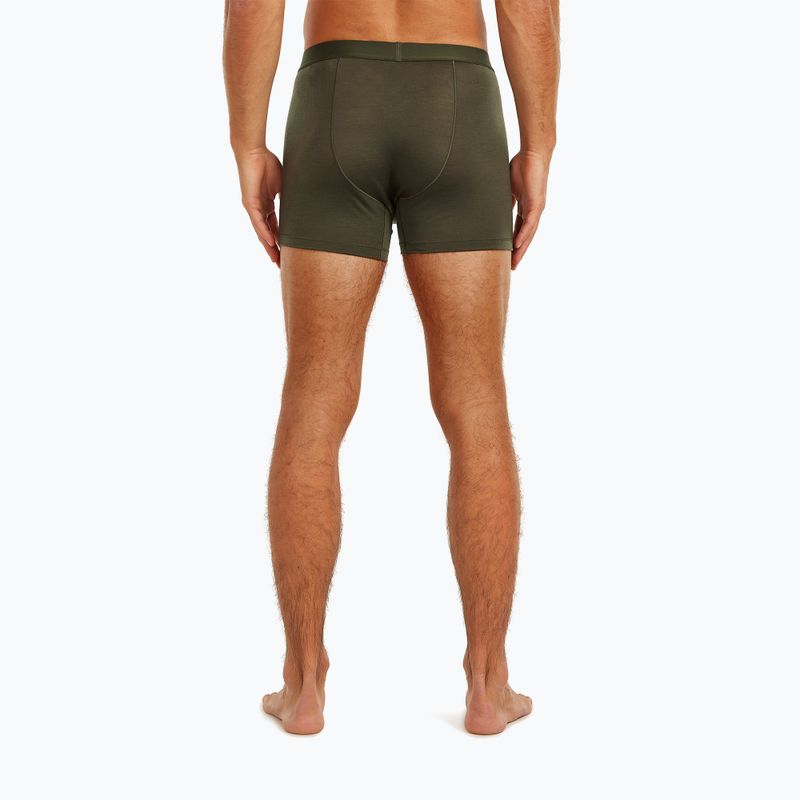 Bokserki termoaktywne męskie icebreaker Merino 125 Cool-Lite Anatomica dark loden 4