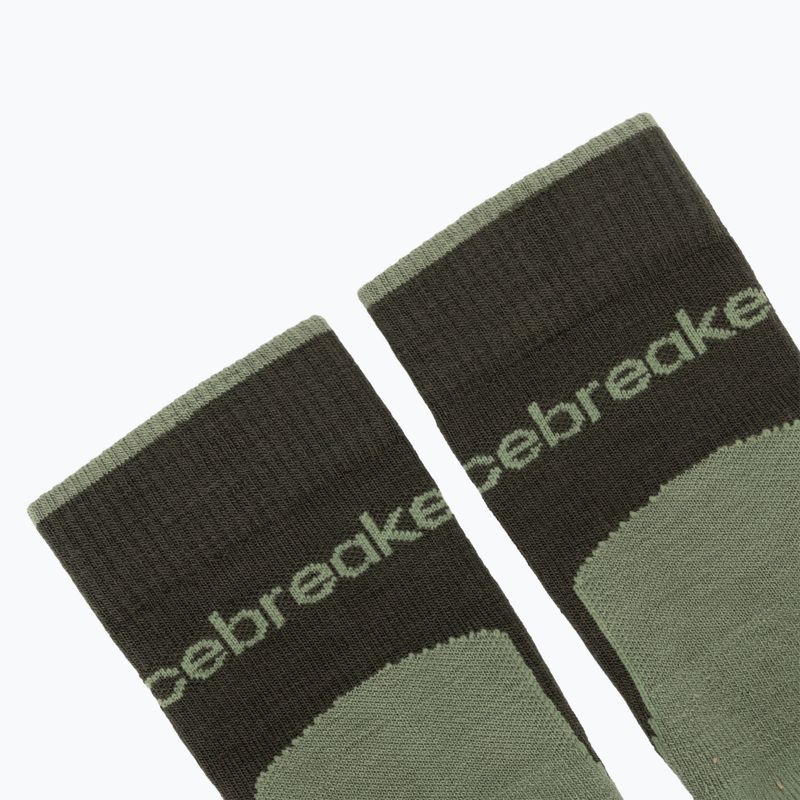 Skarpety męskie icebreaker Merino Hike+ Light Crew dark loden/lichen 3