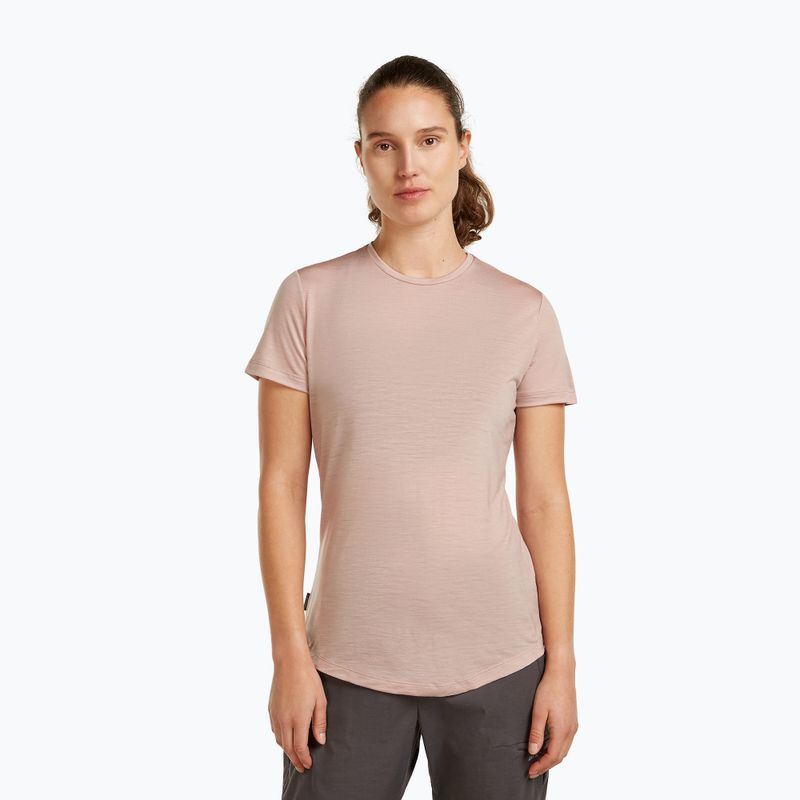 Koszulka trekkingowa damska icebreaker Merino 125 Cool-Lite™ Sphere III pink quartz