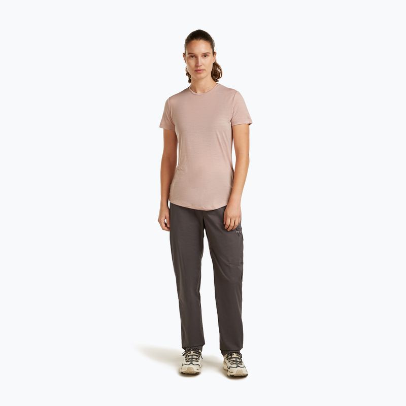 Koszulka trekkingowa damska icebreaker Merino 125 Cool-Lite™ Sphere III pink quartz 2