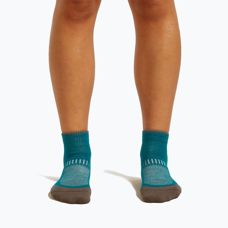 Skarpety damskie icebreaker Merino Hike+ Light Mini tidal teal/porcini 3