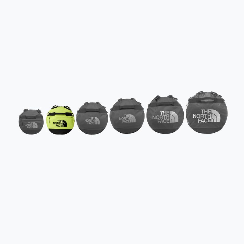 Torba podróżna The North Face Base Camp Duffel S 50 l fizz lime/lemon mist/tn 5
