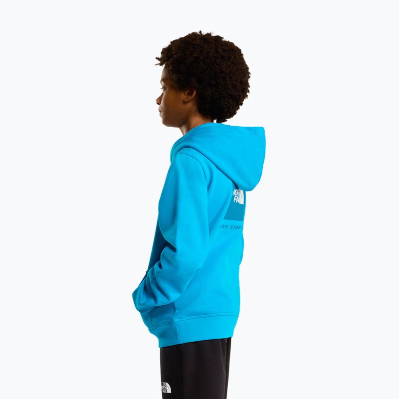 Bluza dziecięca The North Face Teen Box Nse Regular Hoodie meridian blue 4