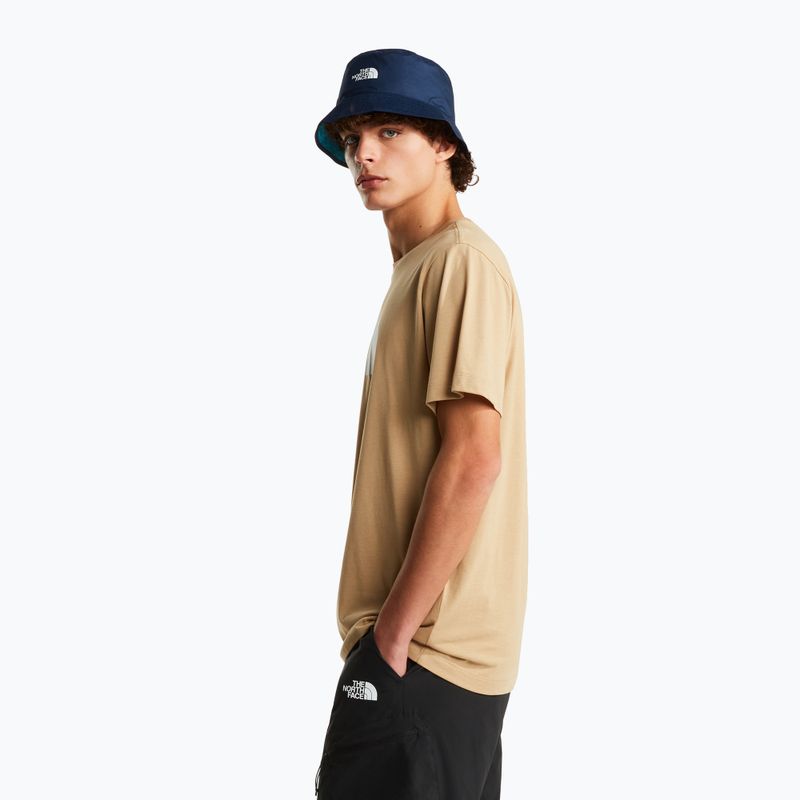 Koszulka męska The North Face Evolution Half Dome khaki stone 4