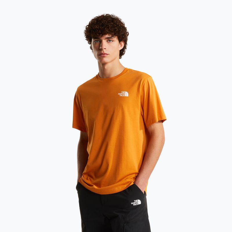 Koszulka męska The North Face Evolution Box NSE dust orange