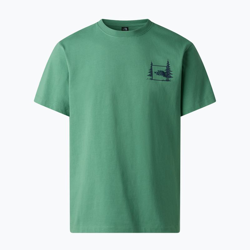 Koszulka męska The North Face Camping Relaxed dimmed algae 5