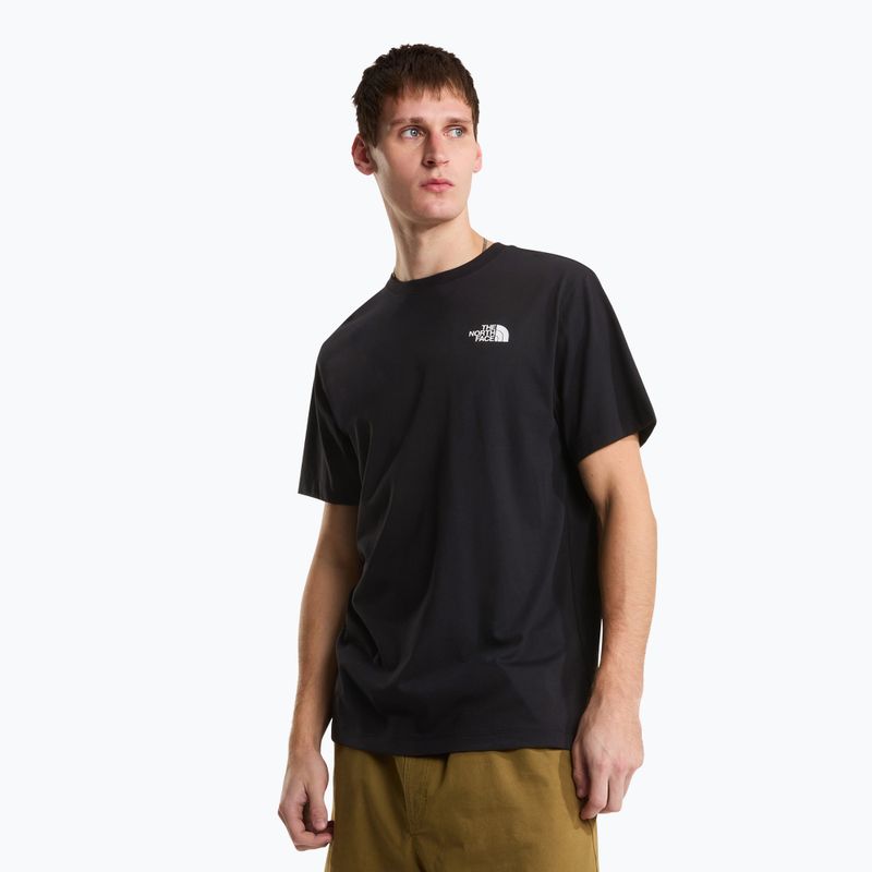 Koszulka męska The North Face Vertical Regular tbf black