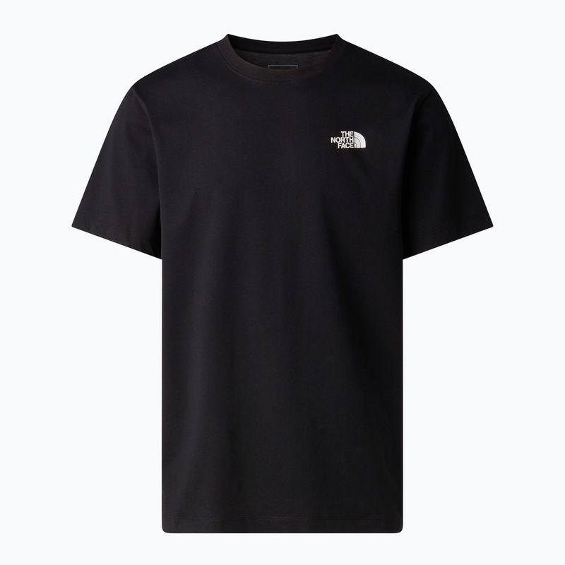 Koszulka męska The North Face Vertical Regular tbf black 4