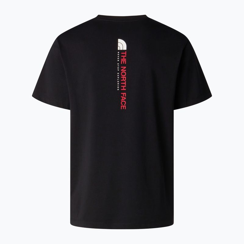 Koszulka męska The North Face Vertical Regular tbf black 5