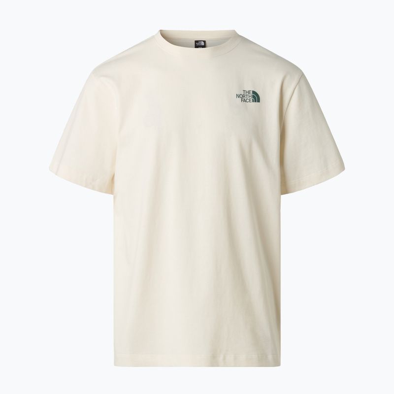 Koszulka męska The North Face Retro Earth Relaxed white dune 5