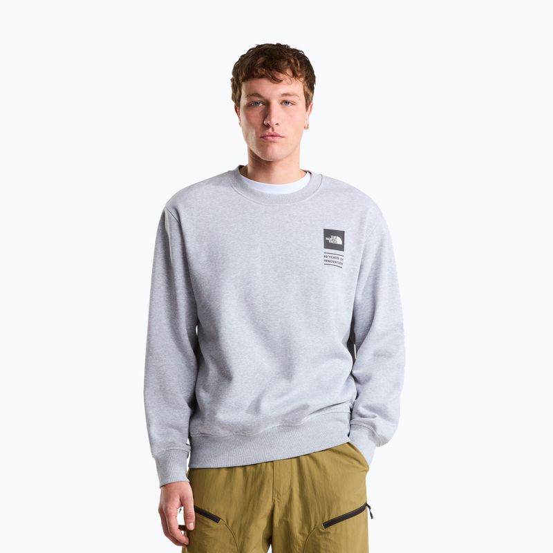 Bluza The North Face Celebration Relaxed Crew Graphic tnf light grey heather 8